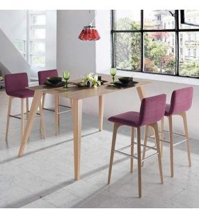 Taburete alto nordico Mar 561 para cocina comedor y contract