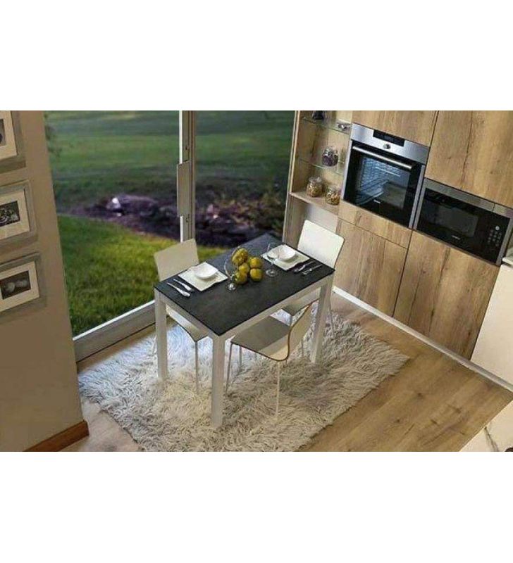 Mesa cocina extensible Penta Mesima encimera cerámic  - 13