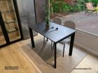 Table extensible Gorbea, longueur 100 cm et plateau Dekton  - 4