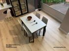 Table extensible Gorbea 100 cm de long et plateau en stratifié  - 8