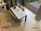 Table extensible Gorbea 100 cm de long et plateau en stratifié  - 9