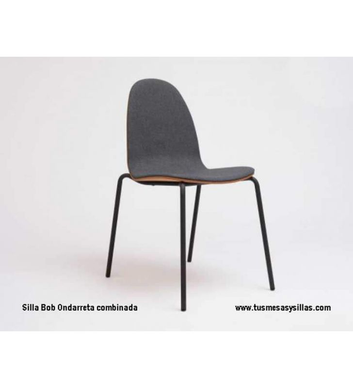 Silla Bob de cocina de ondarreta pata metalica  - 8