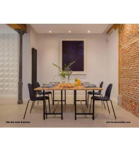 Silla Bob de cocina de ondarreta pata metalica  - 5