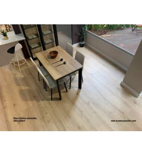 Mesa Gorbea con 2 extensiones y largo de 140 cm encimera en laminado  - 5