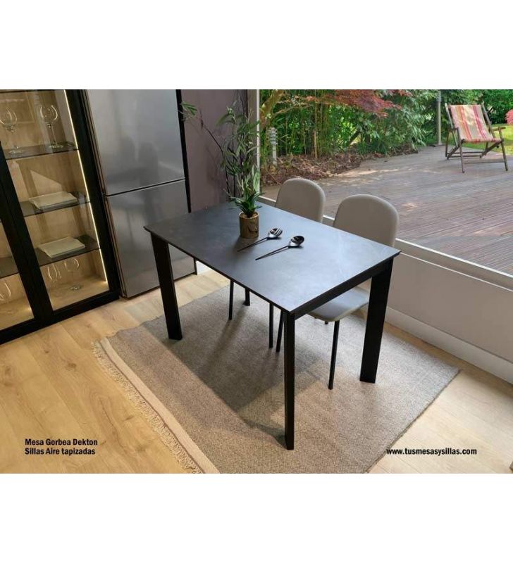 Mesa Gorbea largo 150 en Dekton con dos extensibles  - 7