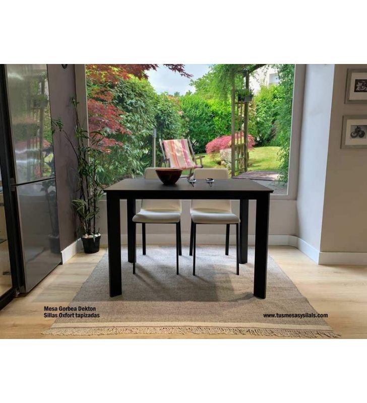Mesa Gorbea largo 150 en Dekton con dos extensibles  - 2