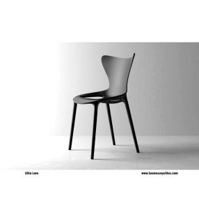 Silla Love para terraza e interior apilable, ligera y de diseño sostenible  - 9