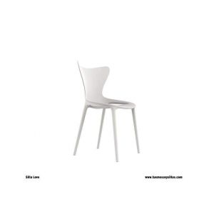 Silla Love para terraza e interior apilable, ligera y de diseño sostenible  - 8
