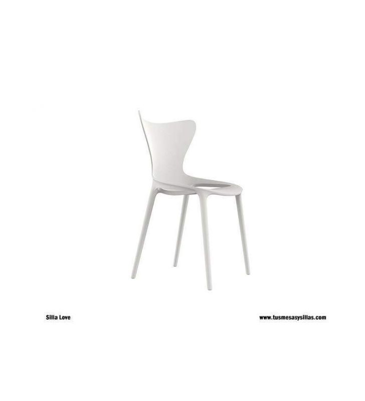 Silla Love para terraza e interior apilable y de diseño  - 8 Silla Love para terraza e interior apilable y de diseño  - 8