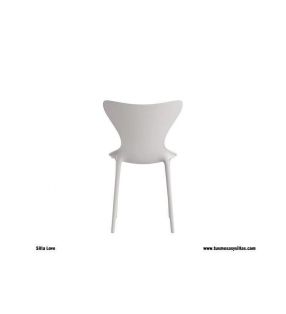 Silla Love para terraza e interior apilable, ligera y de diseño sostenible  - 10