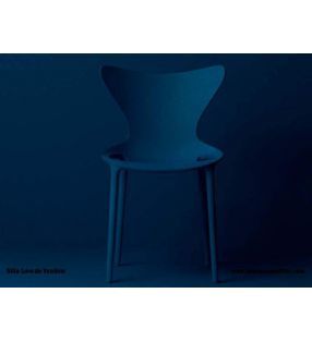 Silla Love para terraza e interior apilable y de diseño  - 1