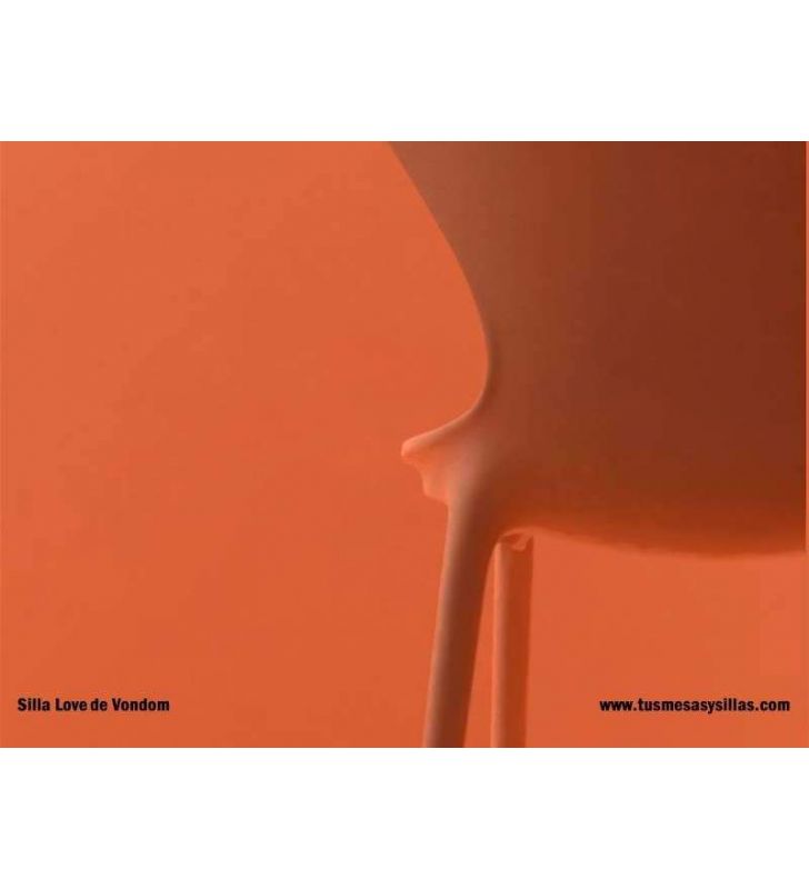 Silla Love para terraza e interior apilable y de diseño  - 13 Silla Love para terraza e interior apilable y de diseño  - 13