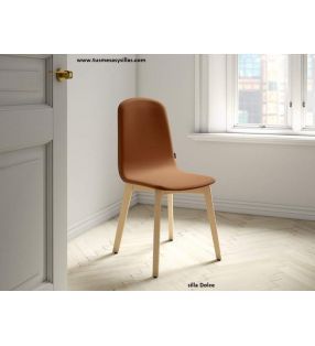 silla-color-rojo-tapizada