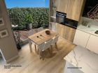 Table extensible Gorbea, longueur 100 cm et plateau Dekton  - 11