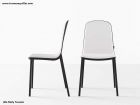 chaises-blanc-noir-modernes