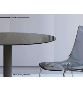 Mesa redonda moderna Circus de estilo nordico con pie central - 5