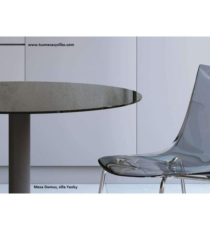 Table ronde moderne Circus de style nordique avec base centrale  - 5