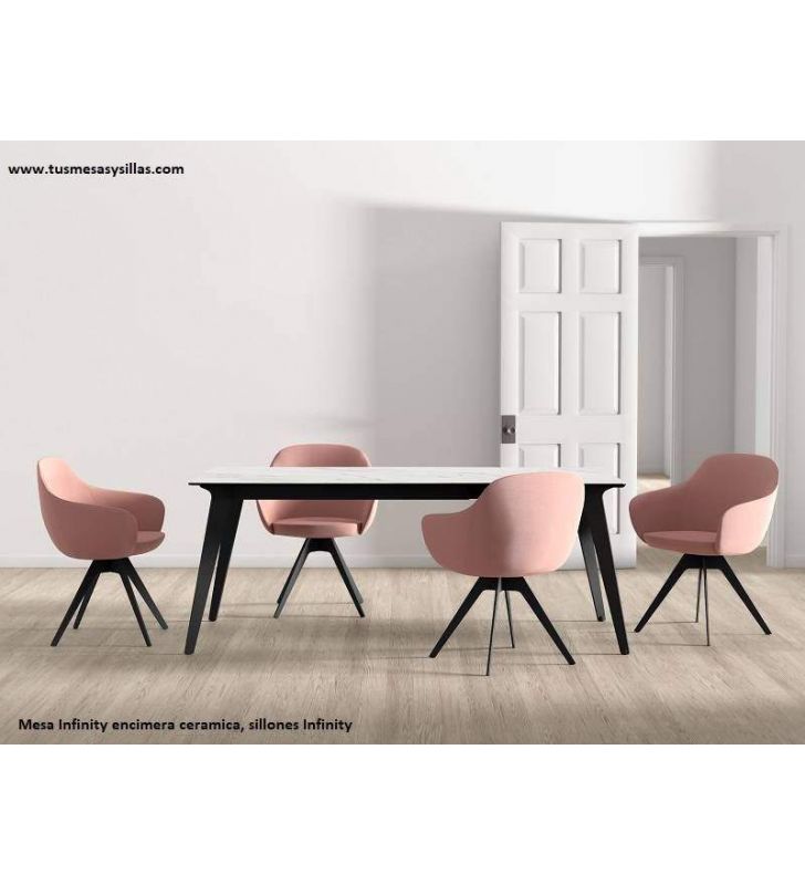 Tables-salle-à-manger-moderne-pieds-métal