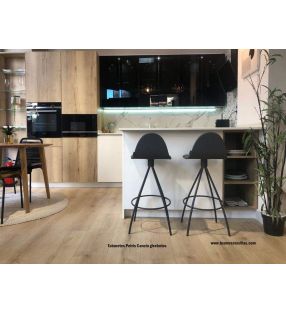 Tabouret haut Petris avec dossier et siège pivotant pour comptoir - 16