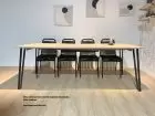 mesa para hasta 14 personas