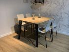 Mesa extensible Libe de diseño moderno y esquinas redondeadas  - 2