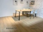 Mesa extensible Libe de diseño moderno y esquinas redondeadas  - 11