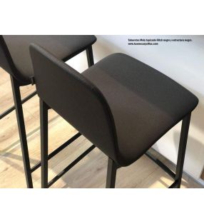 Taburete alto Moly para barra de Cancio con respaldo  - 4