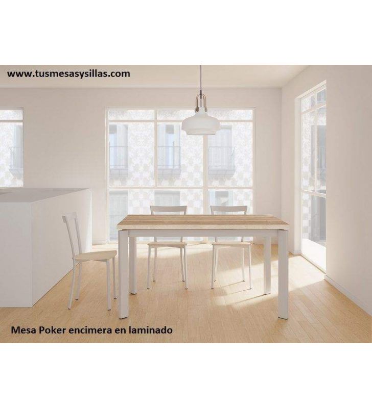 Table de cuisine extensible moderne et différente Poker by Cancio  - 14