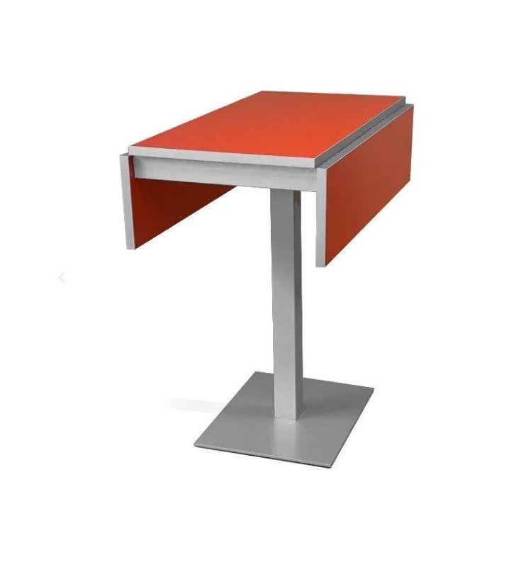 Table Mare, étroite et avec 2 ailes rabattables pour les petites cuisines et une base centrale.  - 2