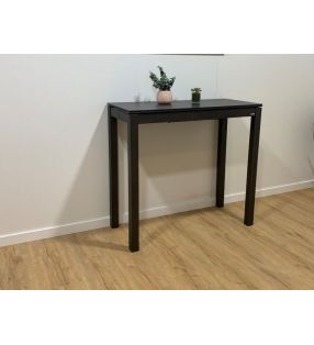 Table extensible haute et étroite Mogano avec plateau et extensible par Neolith  - 2