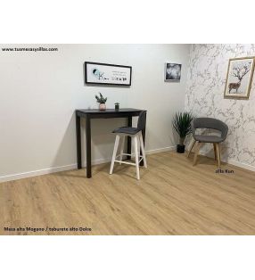 Table extensible haute et étroite Mogano avec plateau et extensible par Neolith  - 3