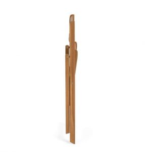 Silla plegable en madera de Acacia para interior o terraza exterior  - 7