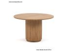 Table ronde Licia diamètre 120 cm pour 6 personnes en bois de manguier  - 1