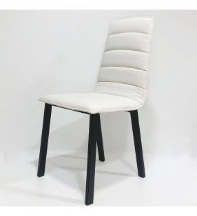 Chaise rembourrée avec dossier haut pour salle à manger TAU design discalsa moderne  - 2