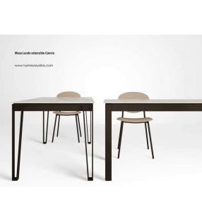 Mesa Lando extensible de Cancio en porcelánico para cocina  - 1