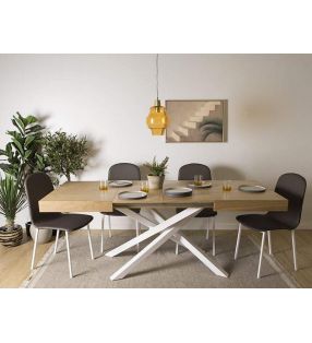 table-de-repas-extensible-pieds-croises