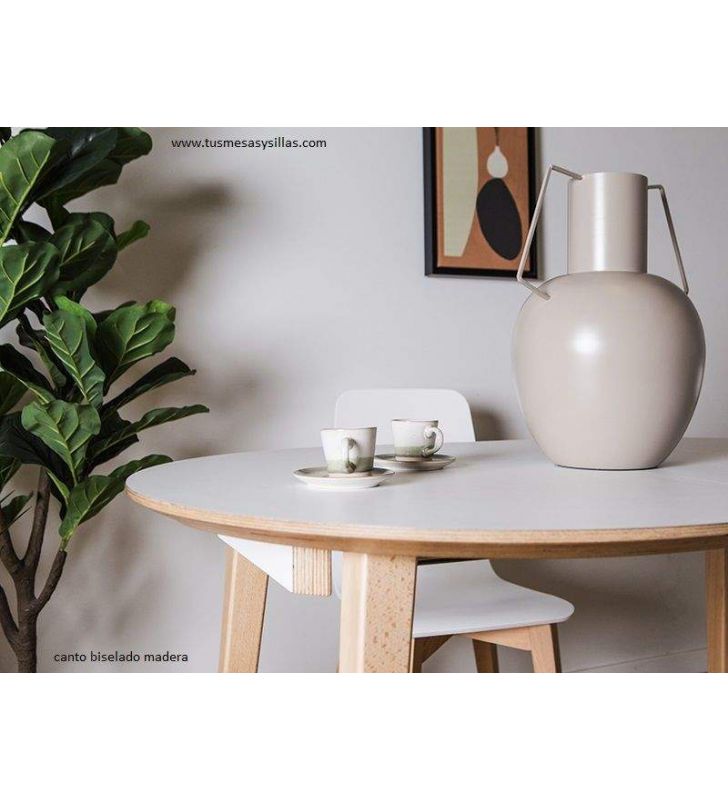 table d'angle ronde