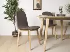 Chaise Alma, confortable avec pieds en bois pour cuisine ou salle à manger  - 13