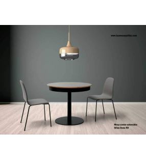 Mesa redonda Center 90 cm encimera en formica - 3