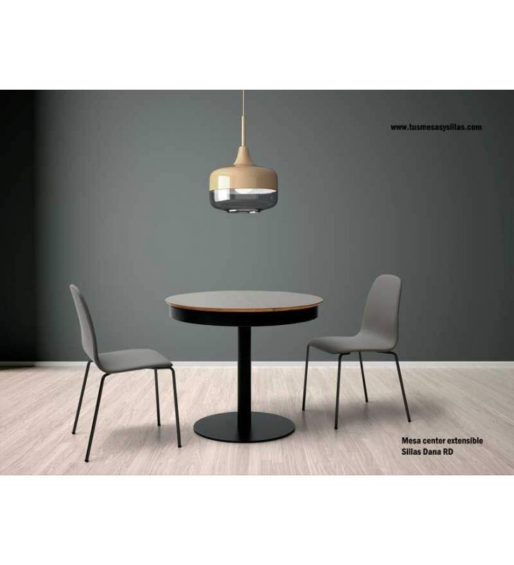 Mesa redonda Center 90 cm encimera en formica  - 3