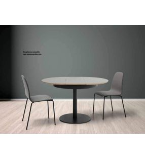 Mesa redonda Center 90 cm encimera en formica - 4