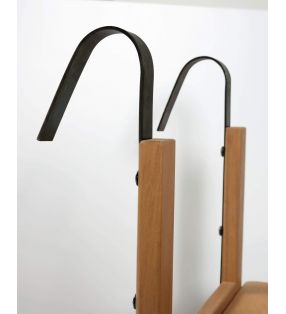 Mesa pequeña plegable colgante Amarilis de madera - 2