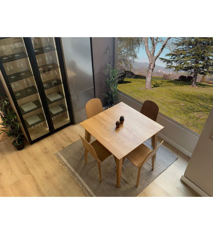 Une table extensible en hêtre ou chêne massif au design nordique  - 8
