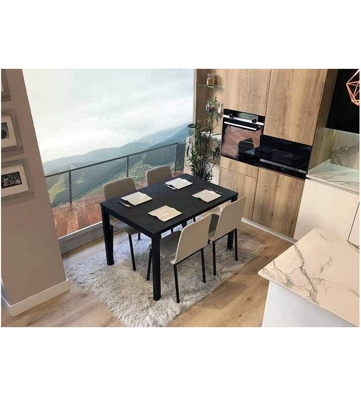 table-plan de travail-pieds-noir