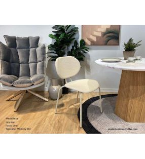 Silla Hari de Ondarreta apilable. Diseño con estructura de acero  - 10