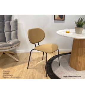 Table ronde Hexa avec plateau en marbre et pied central hexagonal  - 7