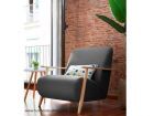 Butaca- sillón de diseño nórdico super cómoda Meghan  - 8