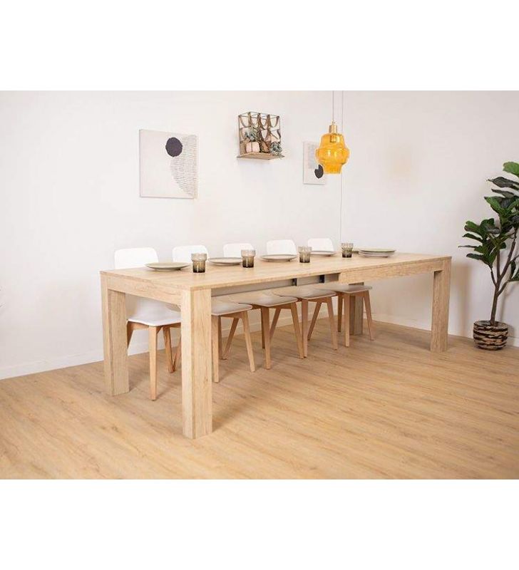 Mesa extensible moderna 3.6 a medida de comedor y salon  - 9