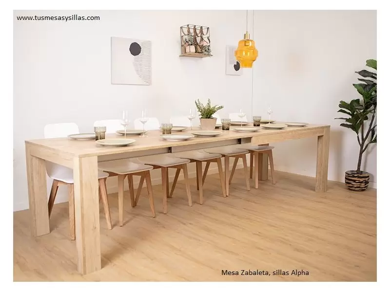 Mesas extensibles hasta 3 metros  mesas de cocina, mesas, mesas extensibles