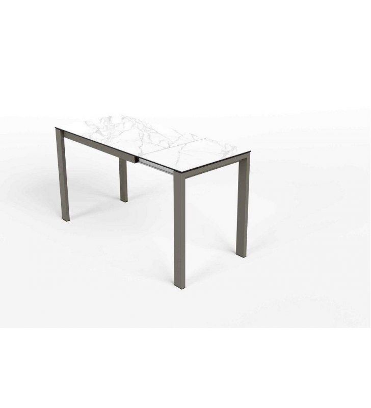 copy of Mesa Puzzle de cancio extensible de cocina con extensión de una pieza  - 4